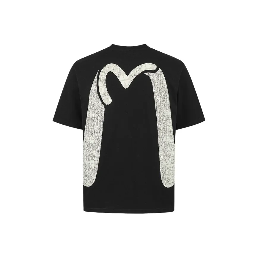 EVISU Мужские черные футболки