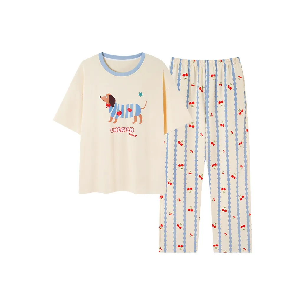 MIIOW Cool One Summer Series Пижамный комплект Женский Абрикос