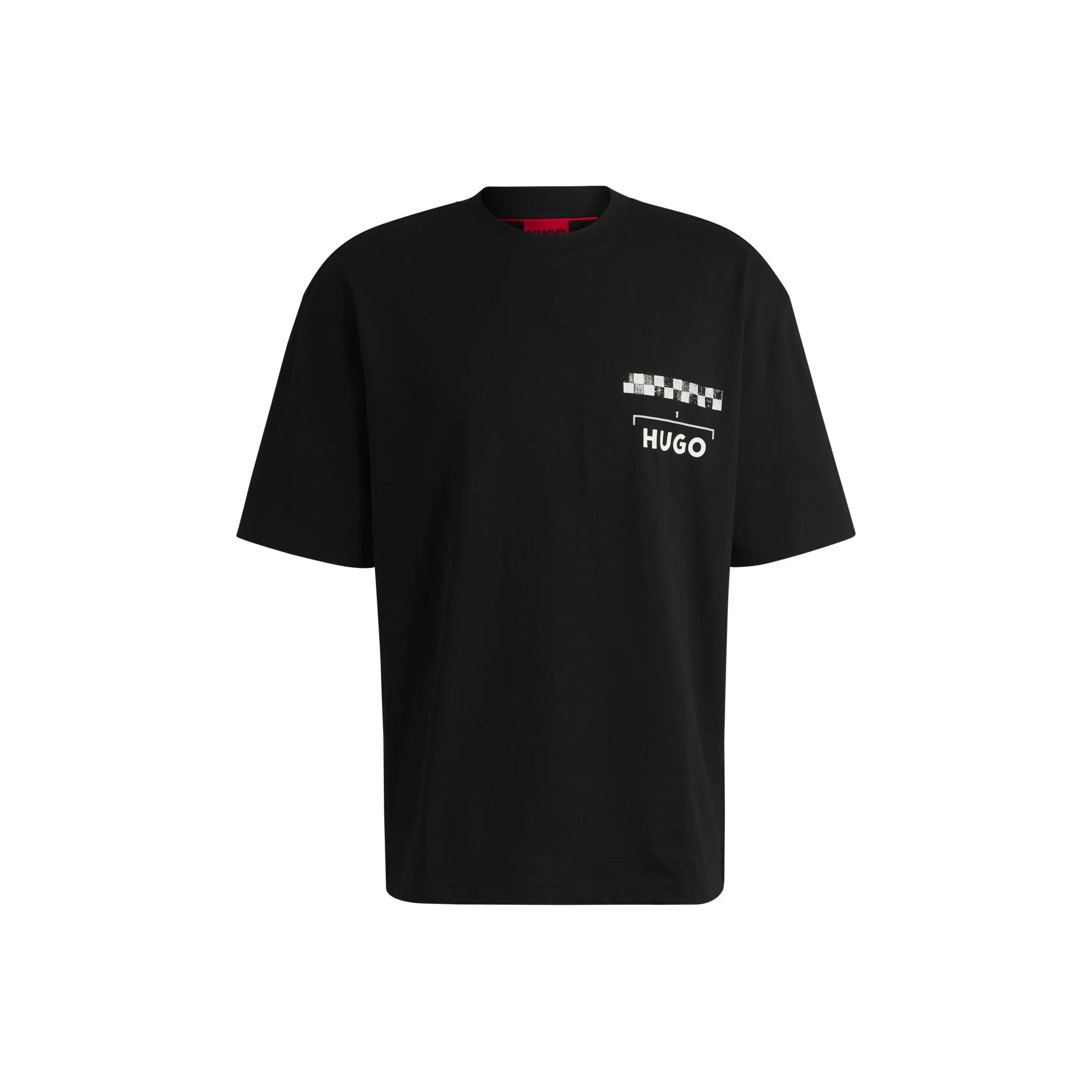 Hugo Boss FW24 T Рубашка Мужская Черная