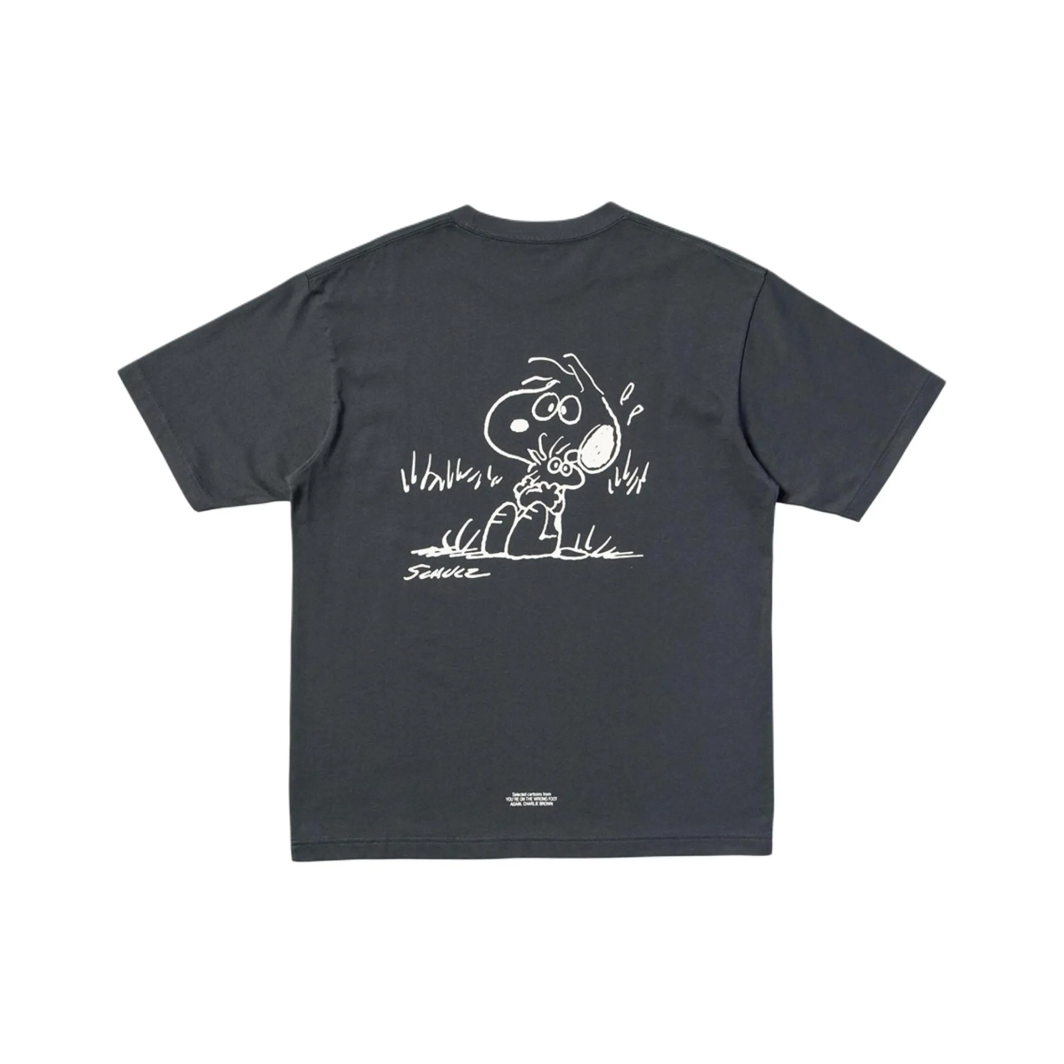 UNIQLO x PEANUTS Collaboration SS25 T Shirt Unisex Dark Gray