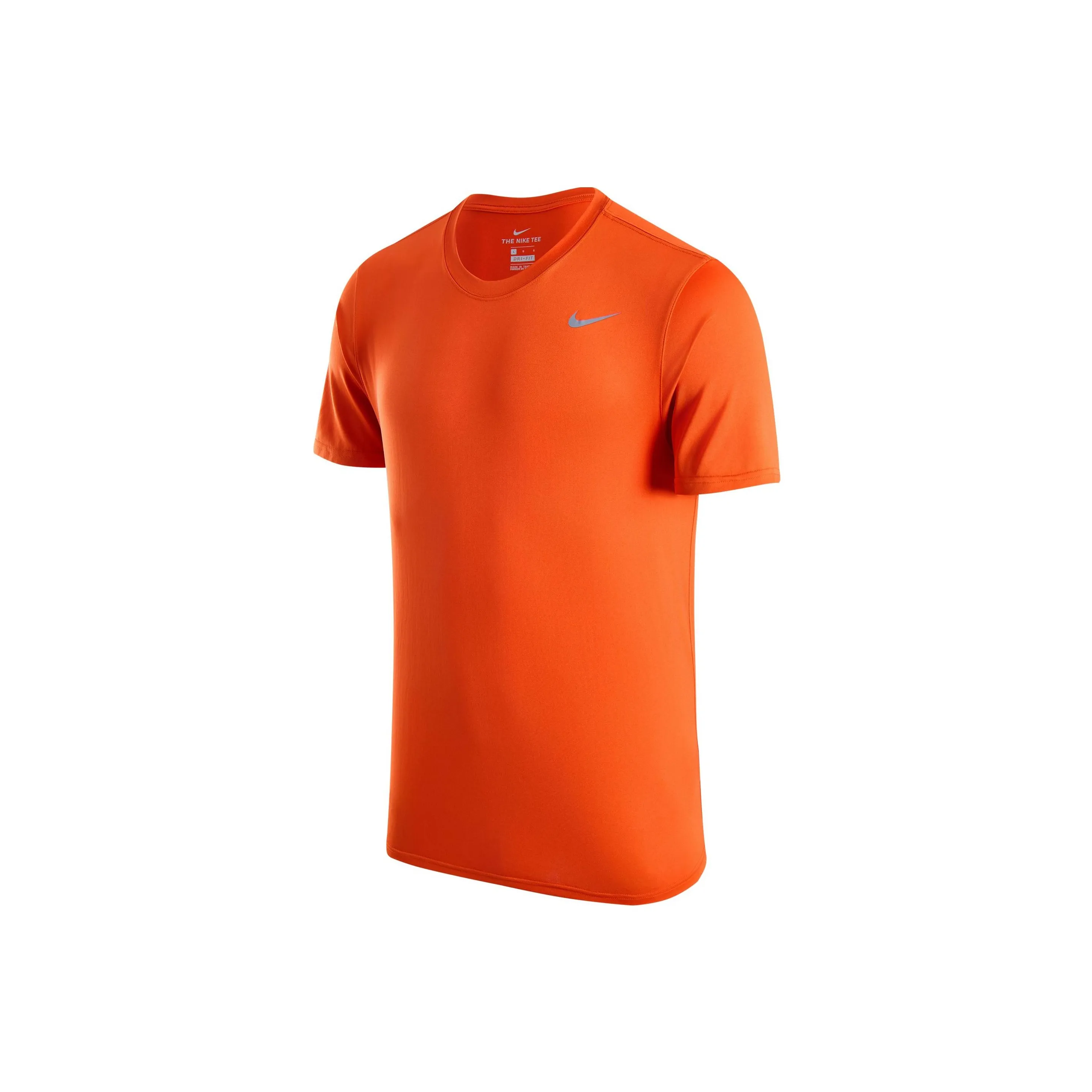 Nike T-Shirt Мужской Университетский Оранжевый Холодный Серый