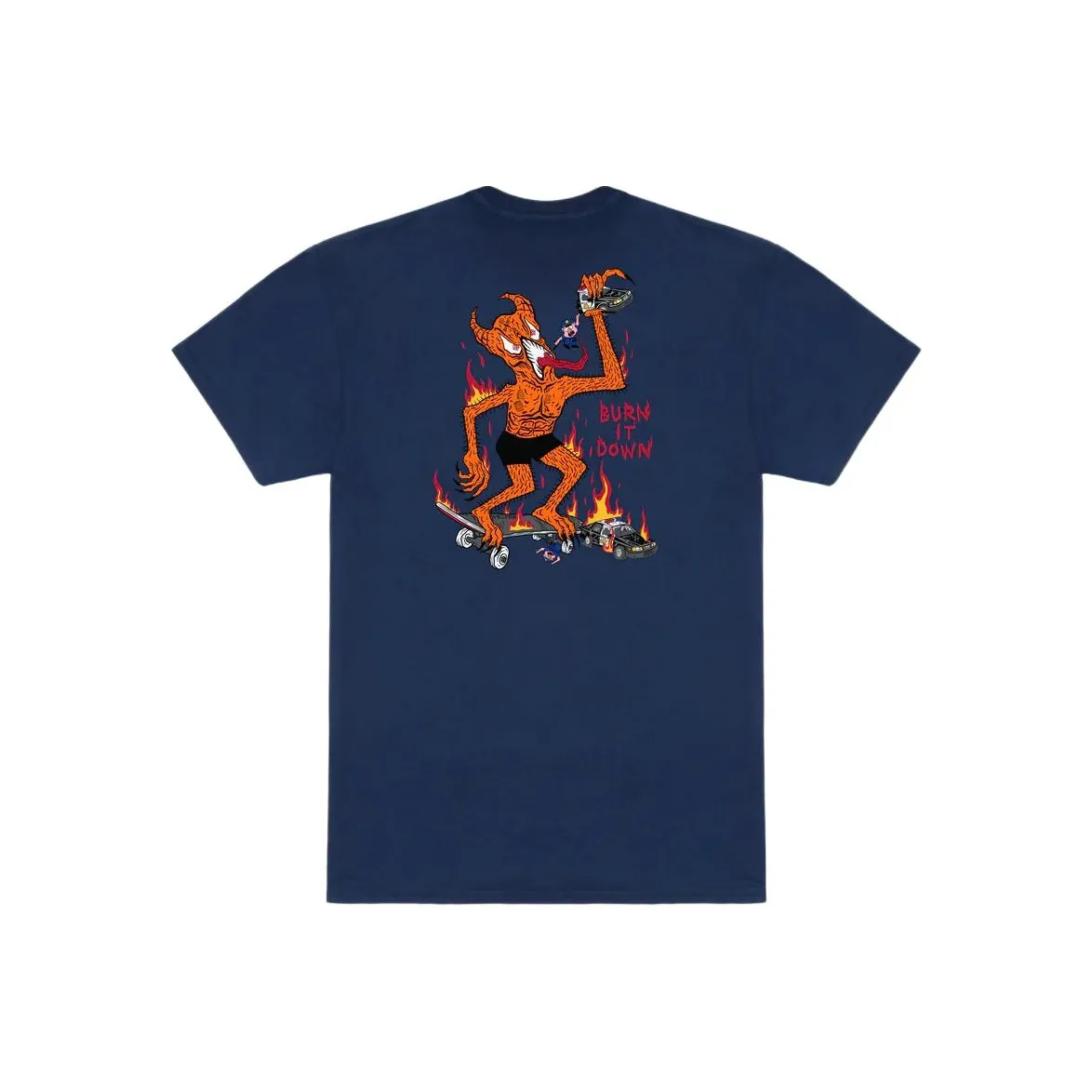 Thrasher x NECKFACE T-Shirt Унисекс Синий