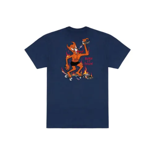 Thrasher Синие Унисекс Футболки