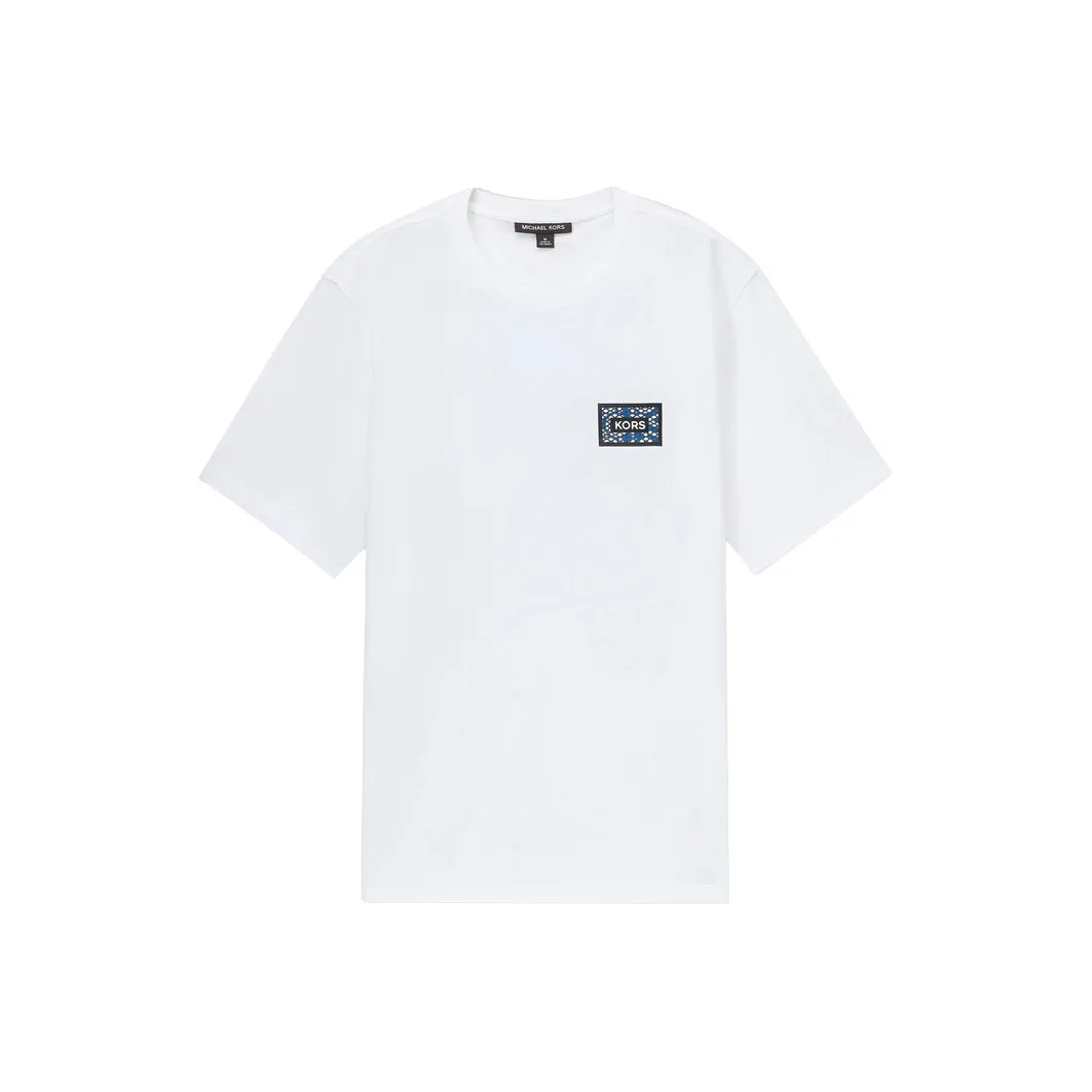 MICHAEL KORS Mesh Block Cotton T-shirt