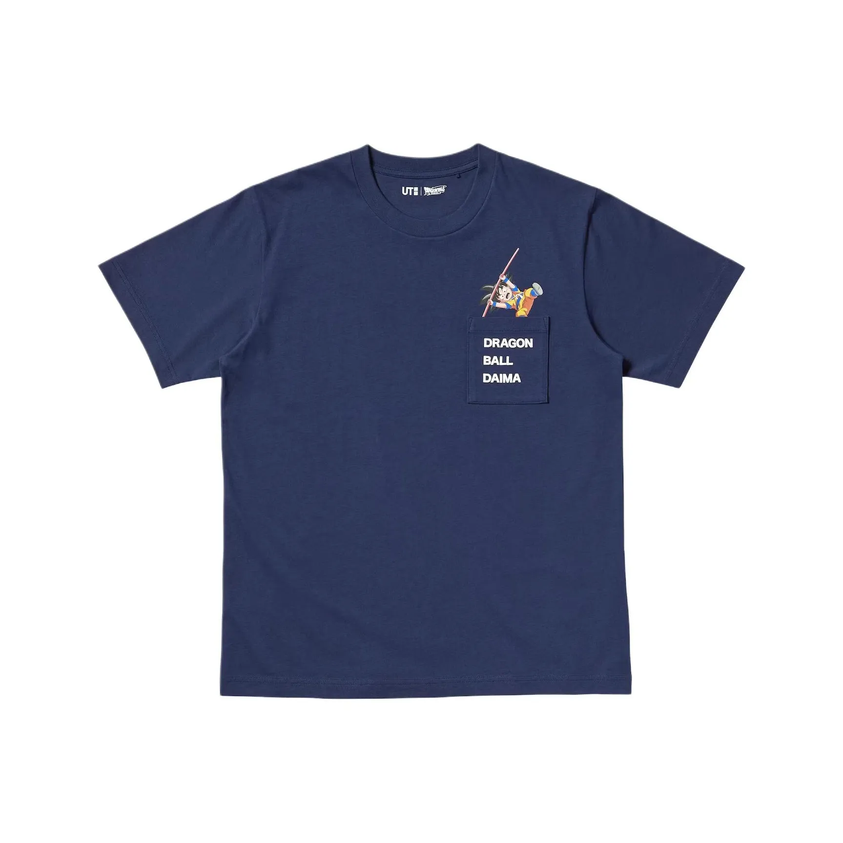 UNIQLO Dragon Ball Collaboration Темно-синяя унисекс футболка