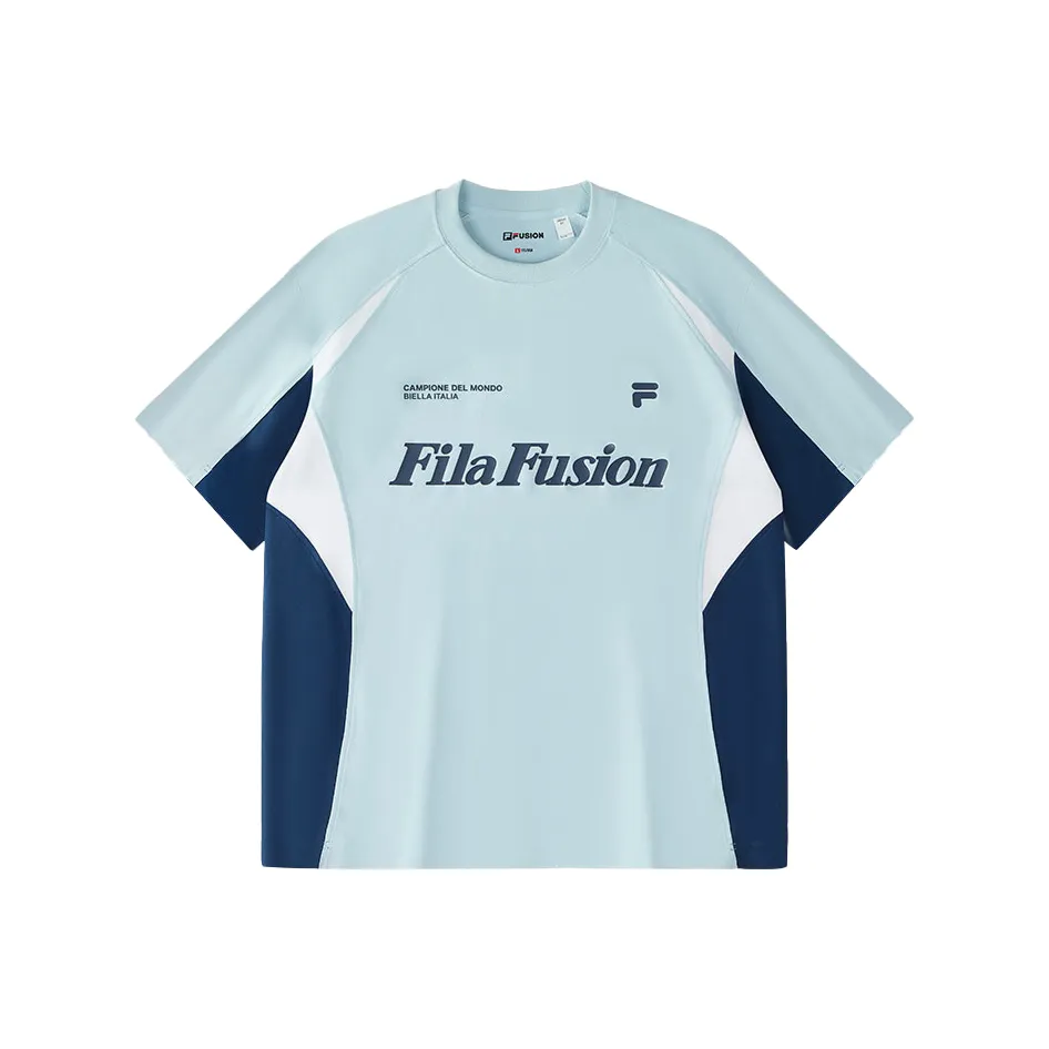 FILA FUSION LIFEFOB T Shirt Unisex Light Teal