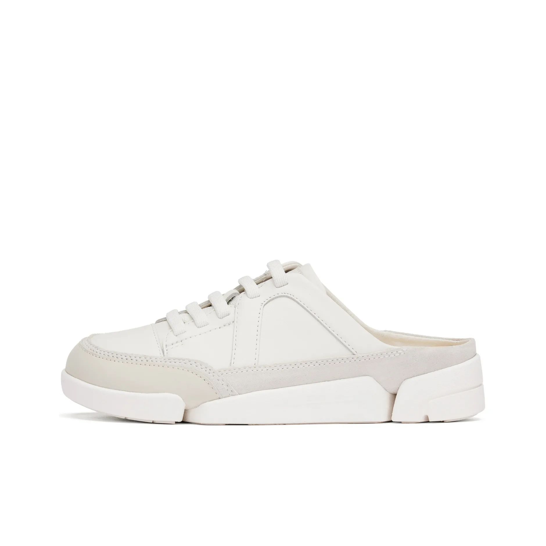 Clarks Slip Resistant Closed Toe Slippers Women's White