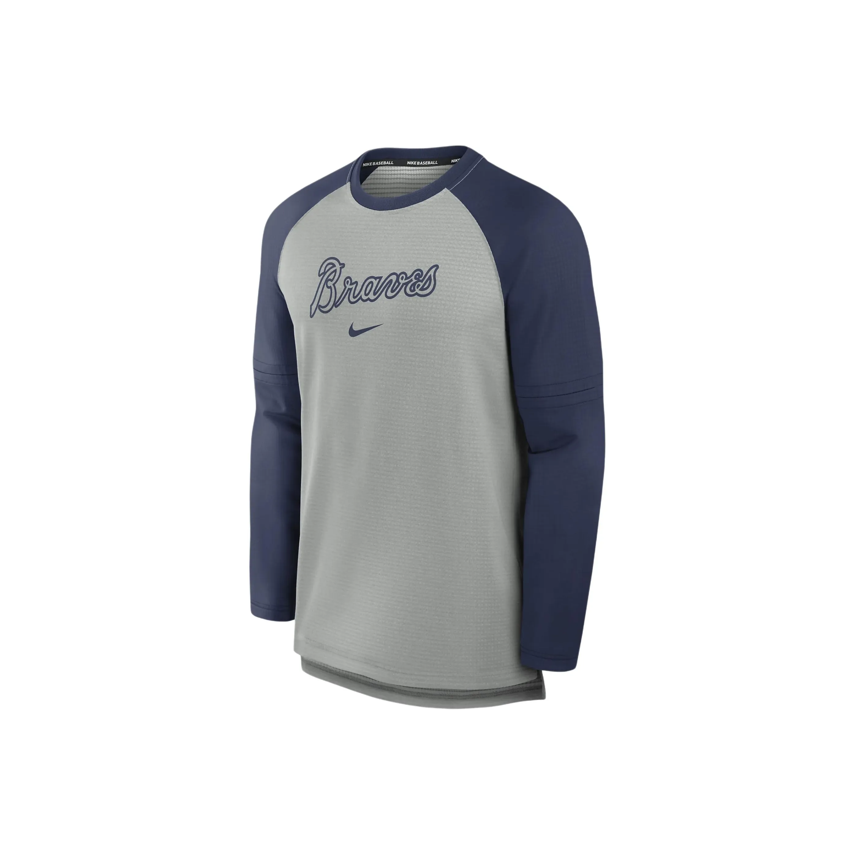 Nike Atlanta Braves Authentic Collection Game Time Men's Nike Breathe Mlb Long Sleeve T Shirt