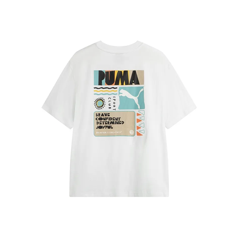 PUMA Белая Унисекс Футболка