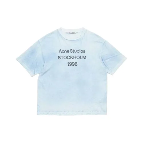 ACNE STUDIOS 1996 Collection Серо-голубая Унисекс Рубашка T