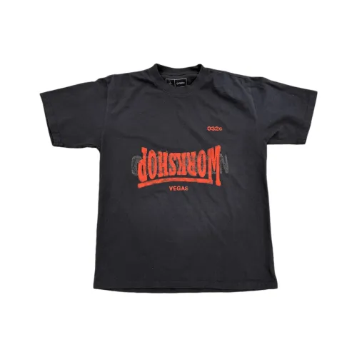 TRAVIS SCOTT 032C Collaboration Черная Унисекс Футболка