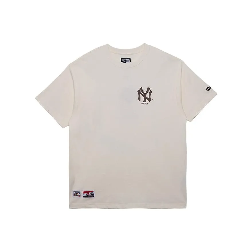 New Era T Shirt Men's Ivory White