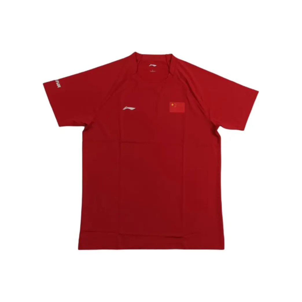 LINING Красный Мужская Футболка