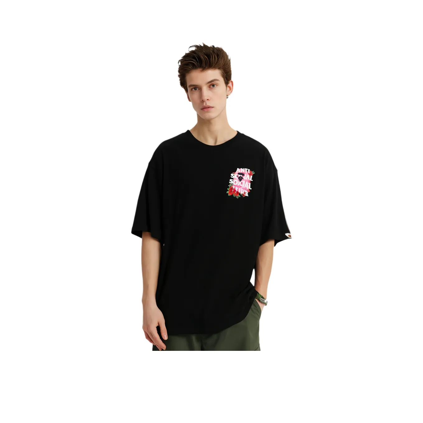 Anti Social Social Club X A BATHING APE ANTI SOCIAL CLUB CO TITLED T Shirts Unisex