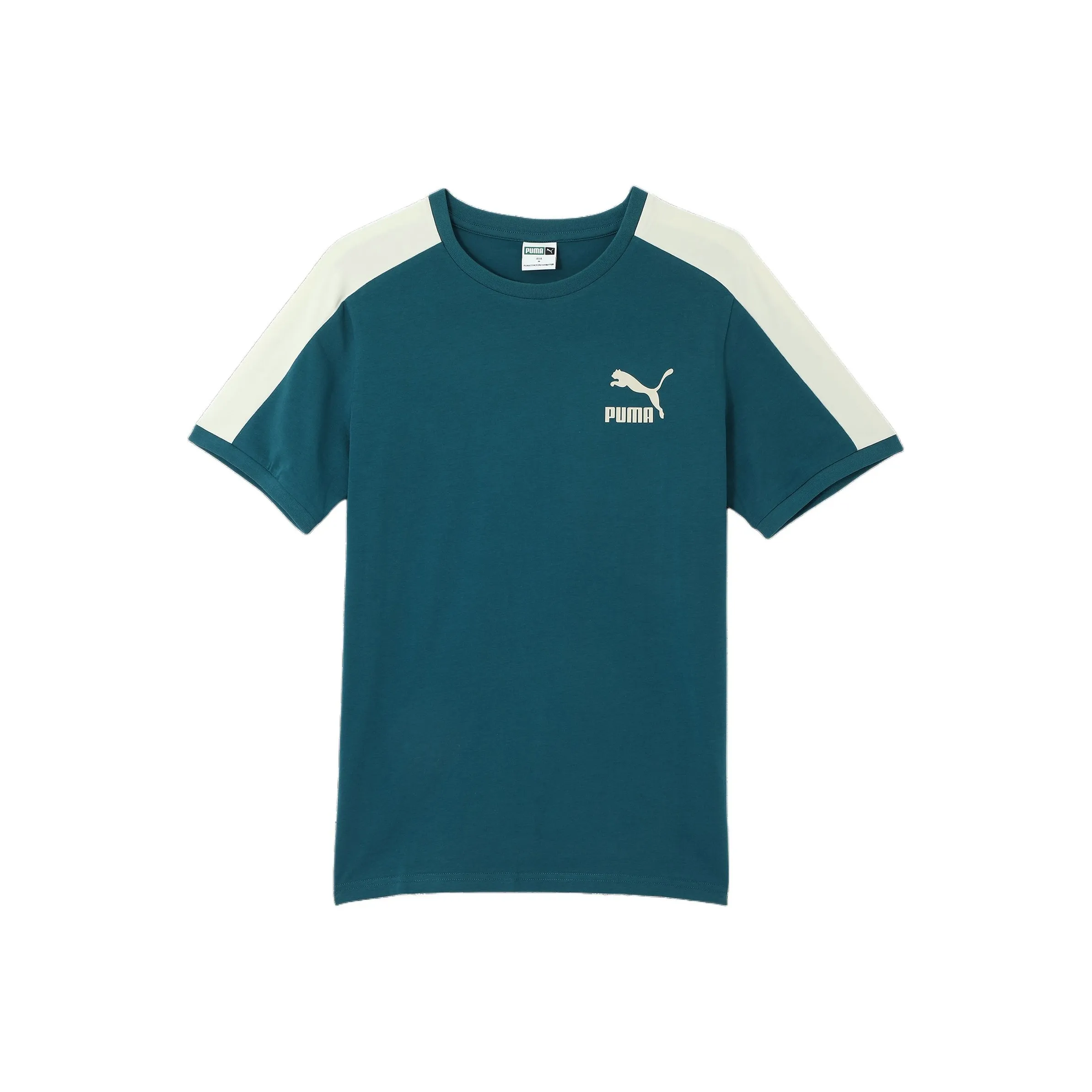 PUMA T7 ICONIC T Shirt Men's Cold Light Green