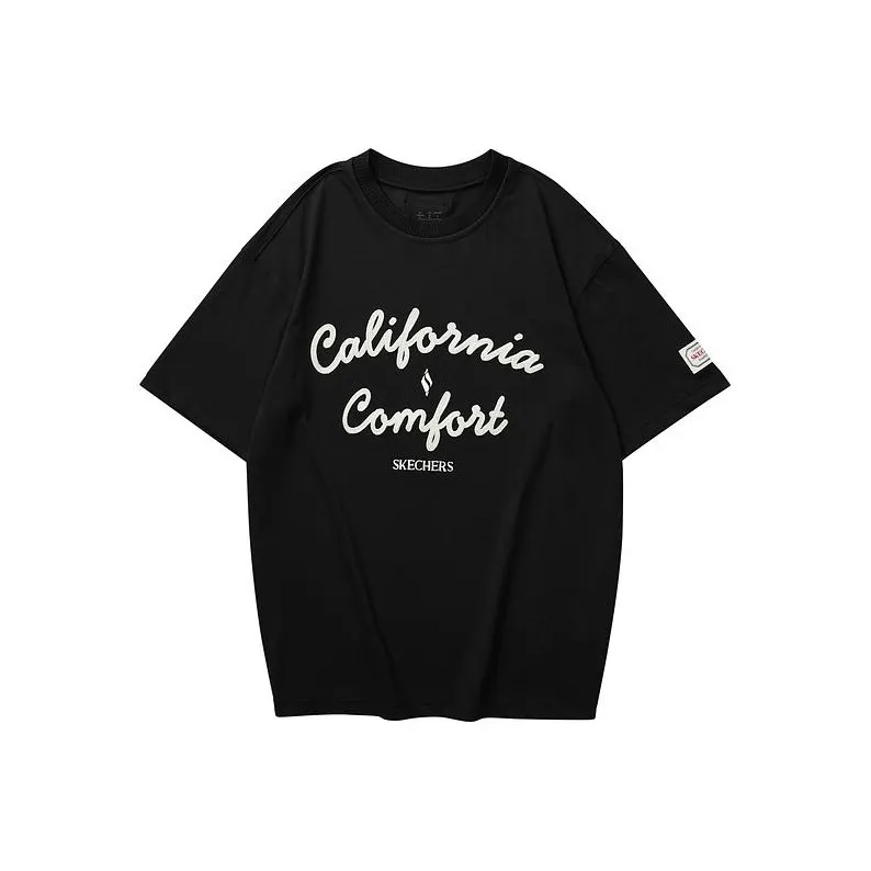 Skechers Diamond Series T Shirts Unisex Raven/04CM