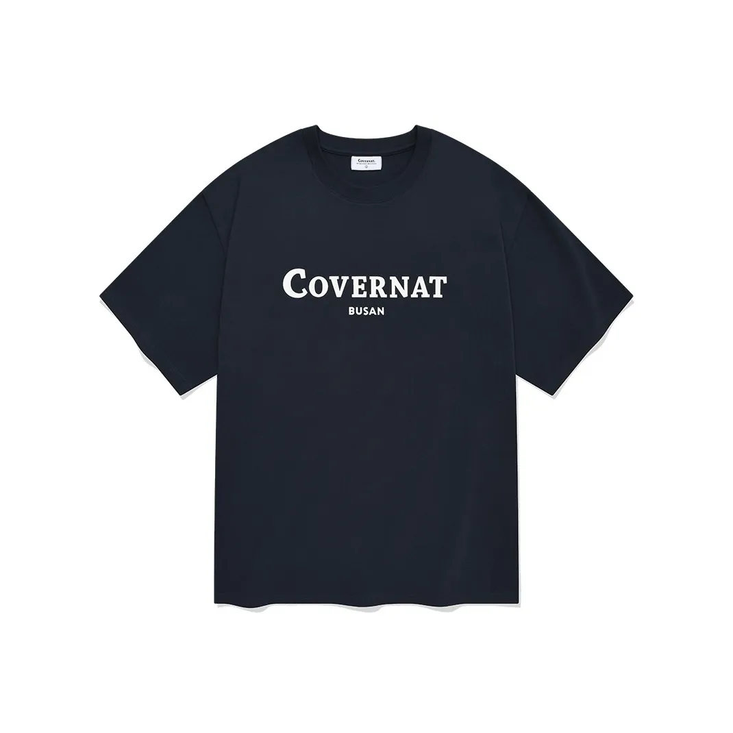 COVERNAT FW24 T Shirt Unisex Marine Blue