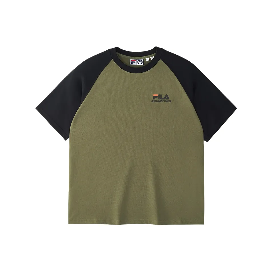 FILA FUSION x Round Two T Shirt Unisex Banana Coffee