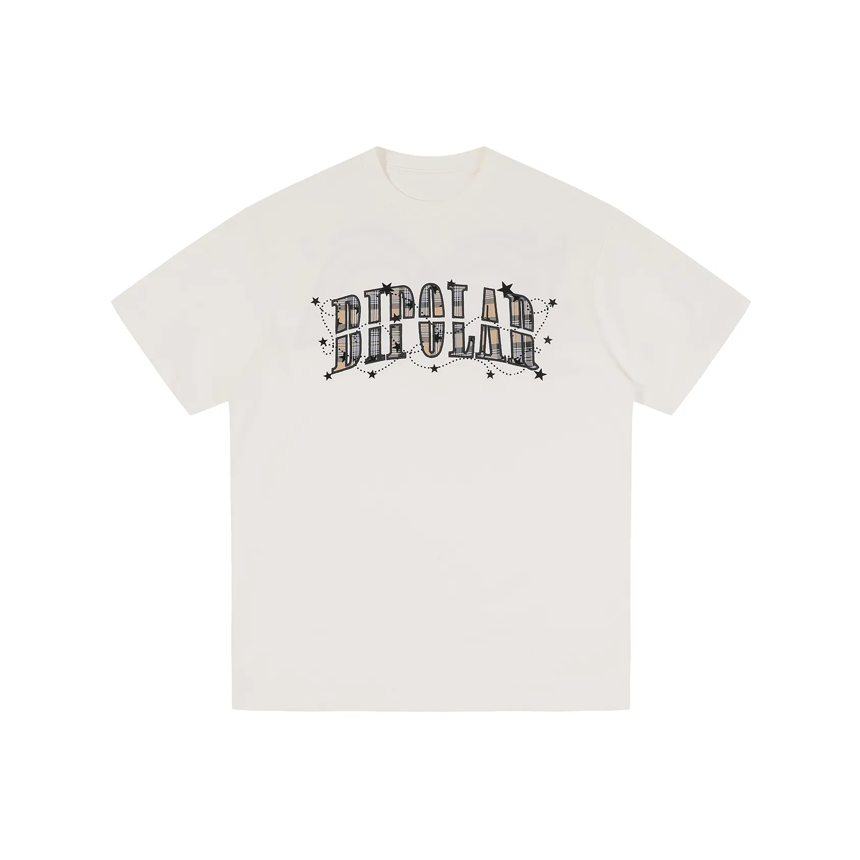 BIPOLAR Summer 100% Cotton American Vintage Hip Hop T Shirt For Men Unisex