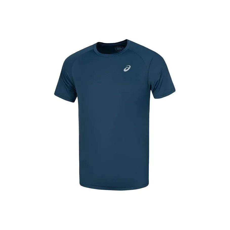 ASICS Бег Т-Рубашка Мужская Темно-Синяя