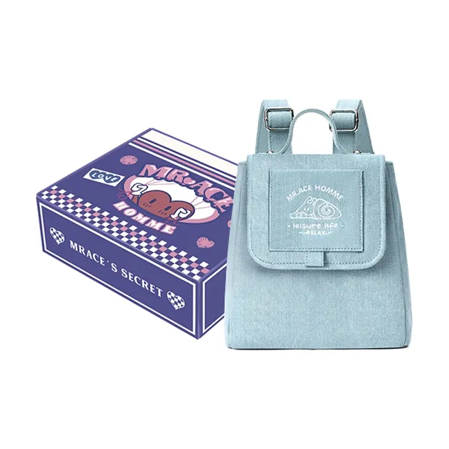 MR.ACE HOMME Cotton Backpack Small Women's Legacy Blue/Melt Ice Blue
