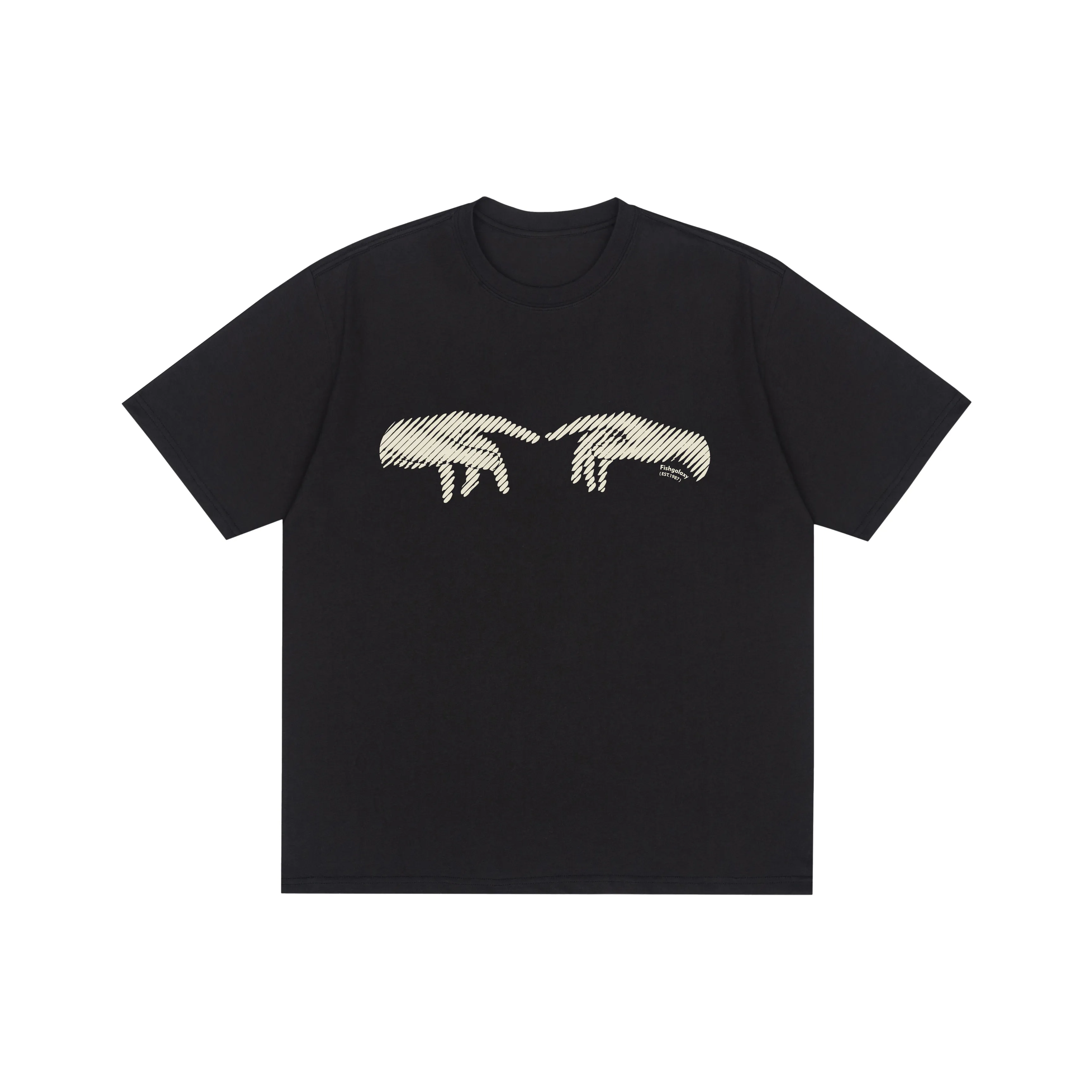 FISHGALAXY Drop Shoulder Sleeve T-Shirt Unisex