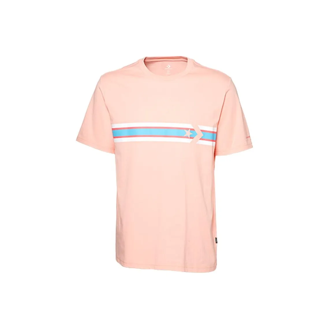 Converse Star Chevron T Рубашка Мужская Коралловая