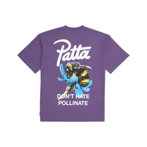 PATTA Фиолетовый Мужские Рубашки