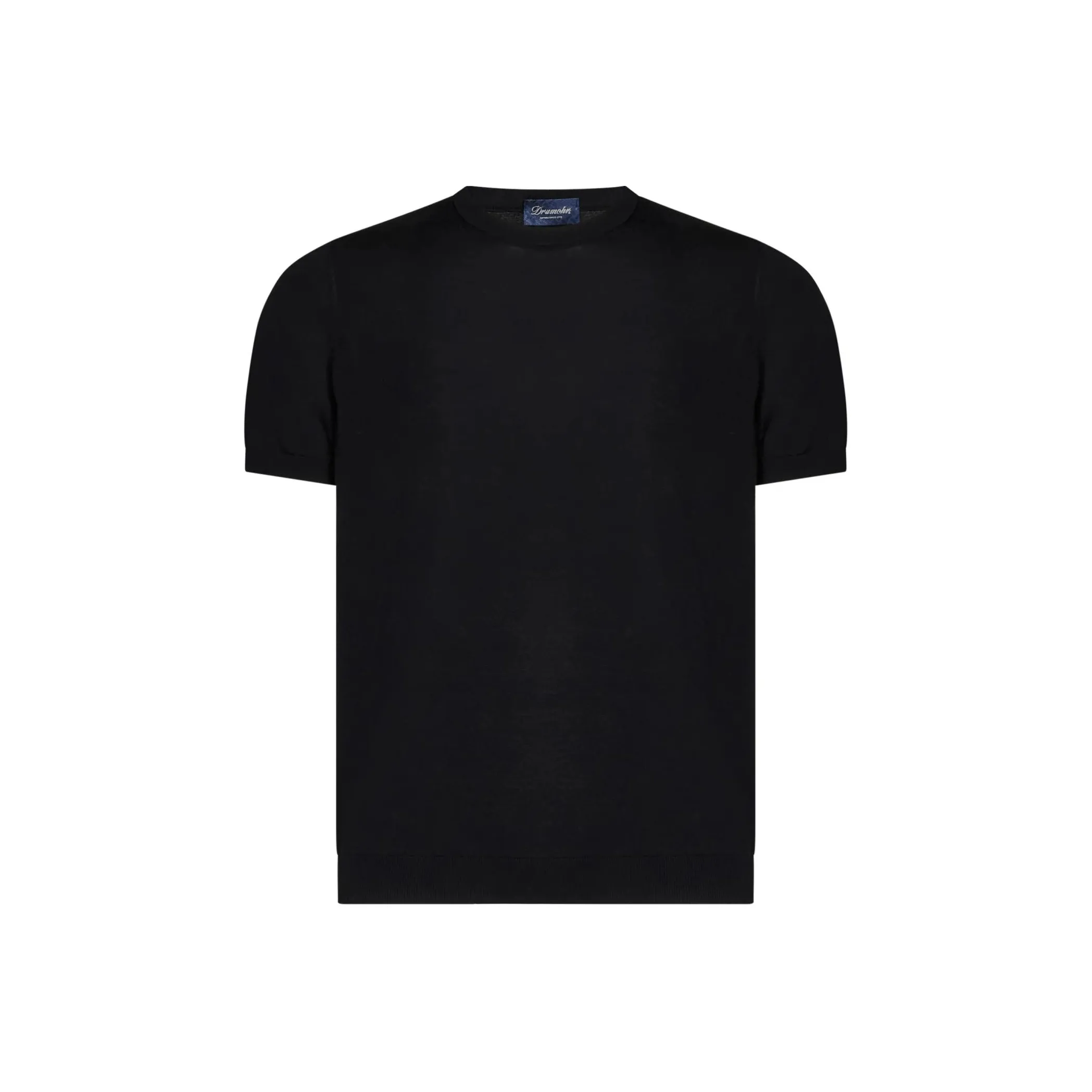 Drumohr Crewneck Straight Hem T Shirt