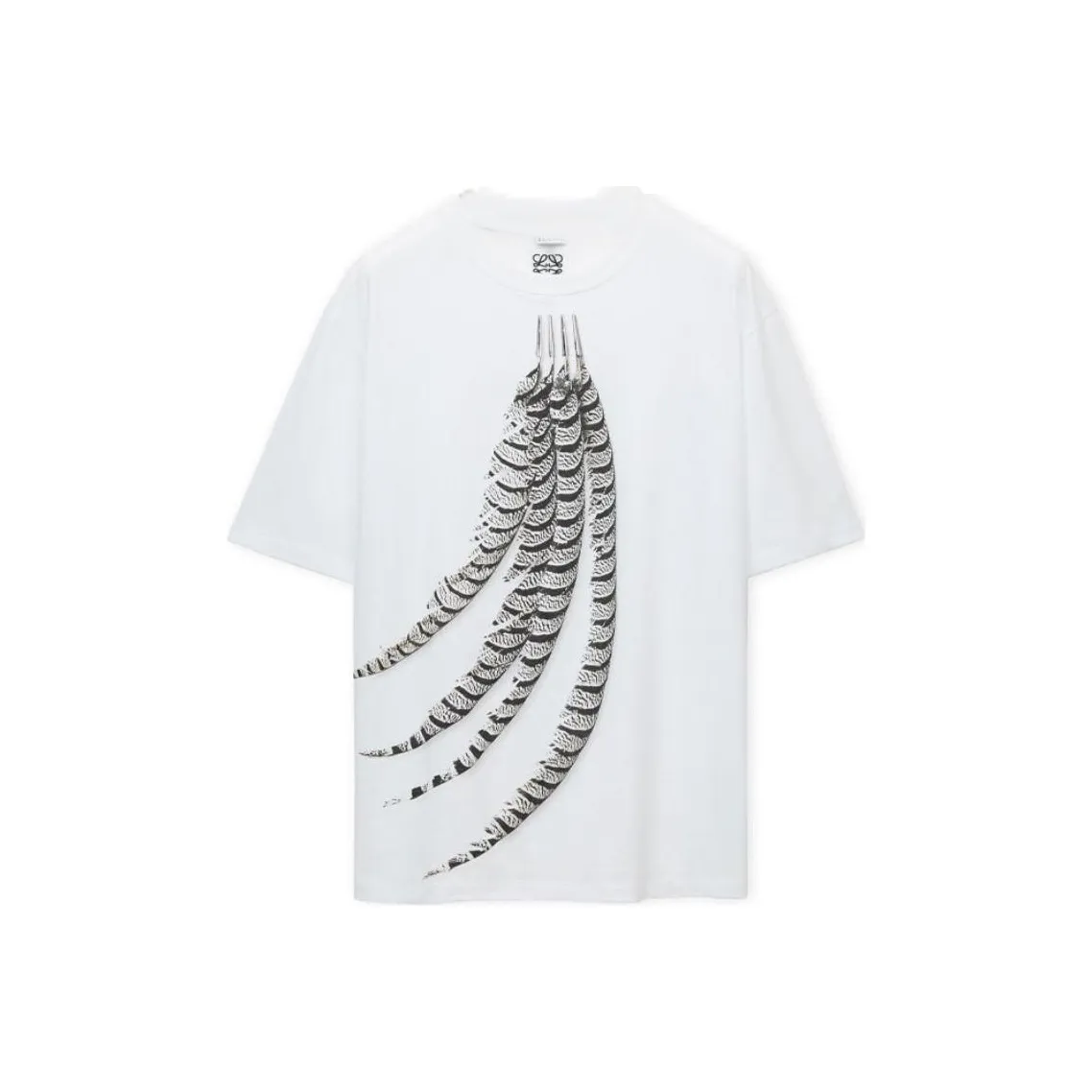 LOEWE Совместное издание Белая Мужская T-рубашка