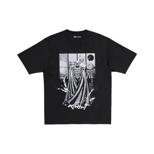 UNIQLO Sword Wind Legend Collaboration Черная Унисекс Футболка