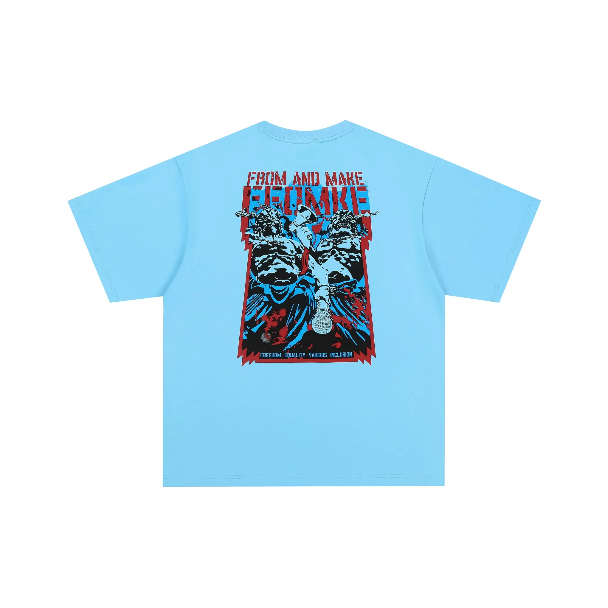 FFOMKE T-Shirt Унисекс Light Blue