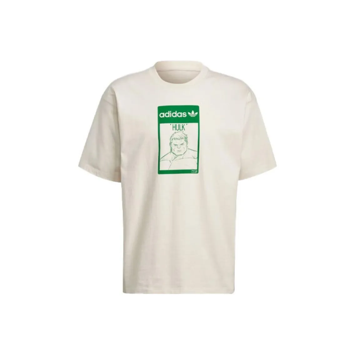 Adidas Originals x Marvel T-Shirt Японская версия Мужская Экрю