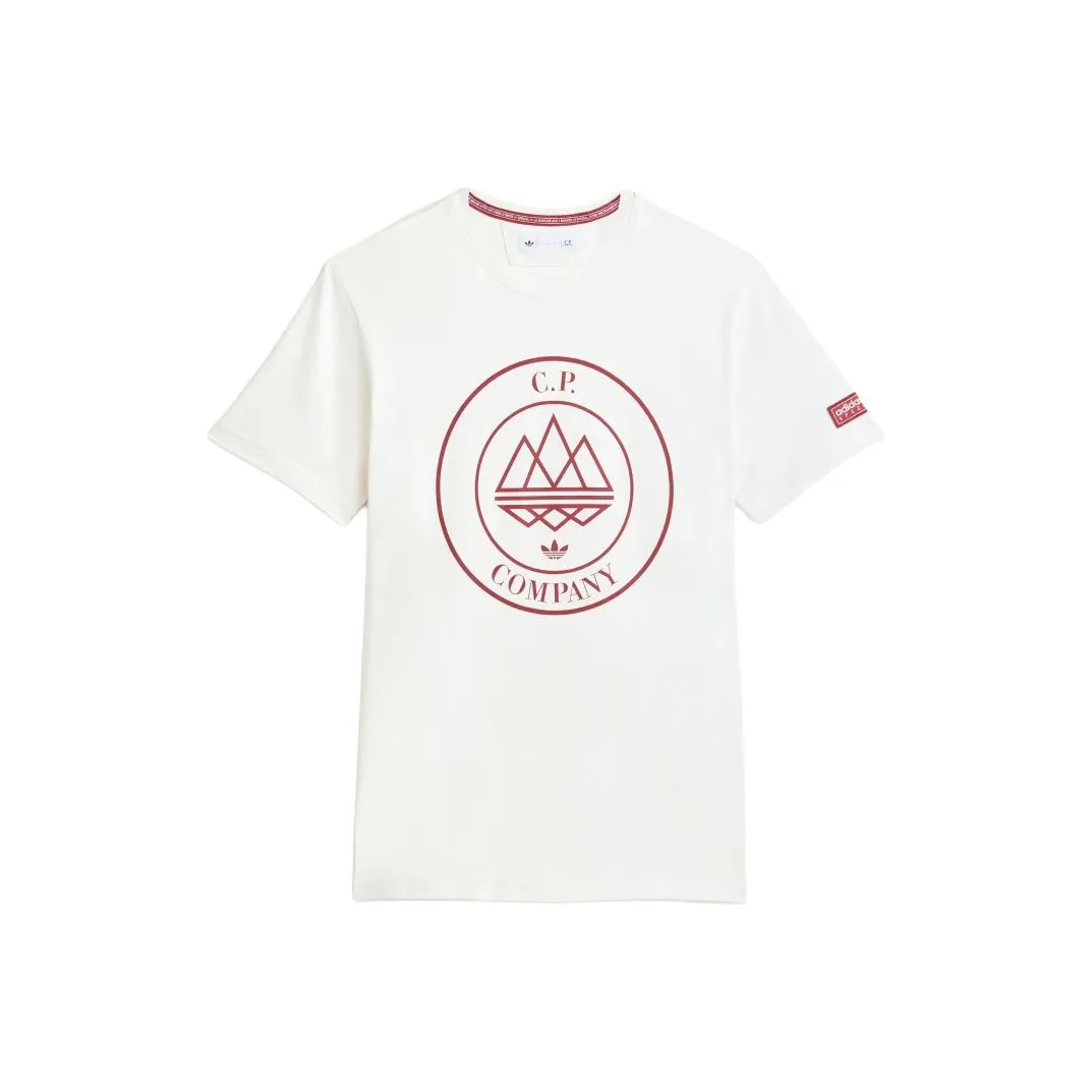 Adidas Originals x C.P. Company FW24 T-Shirt Унисекс Белый