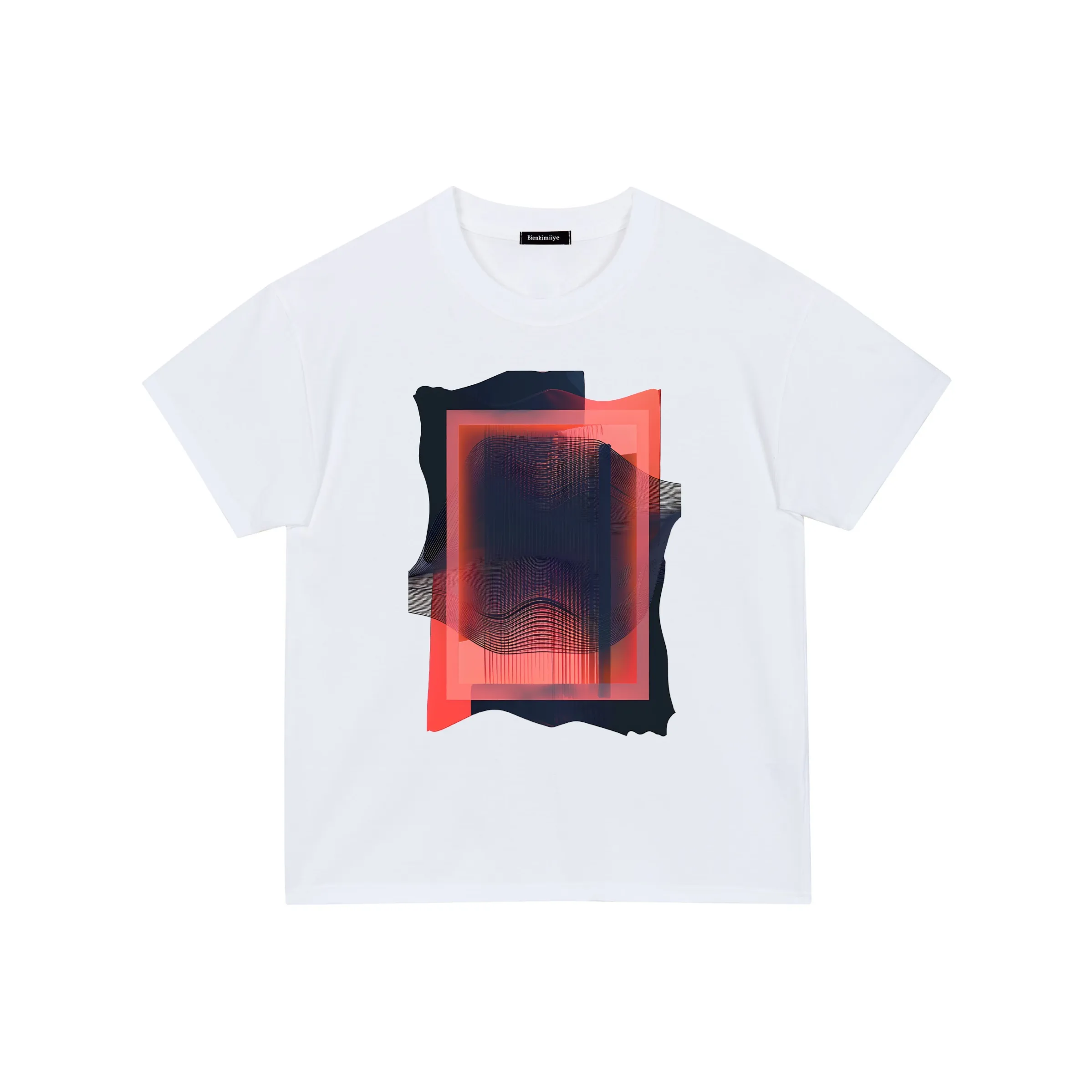 BIENKIMIIYE Белая унисекс футболка