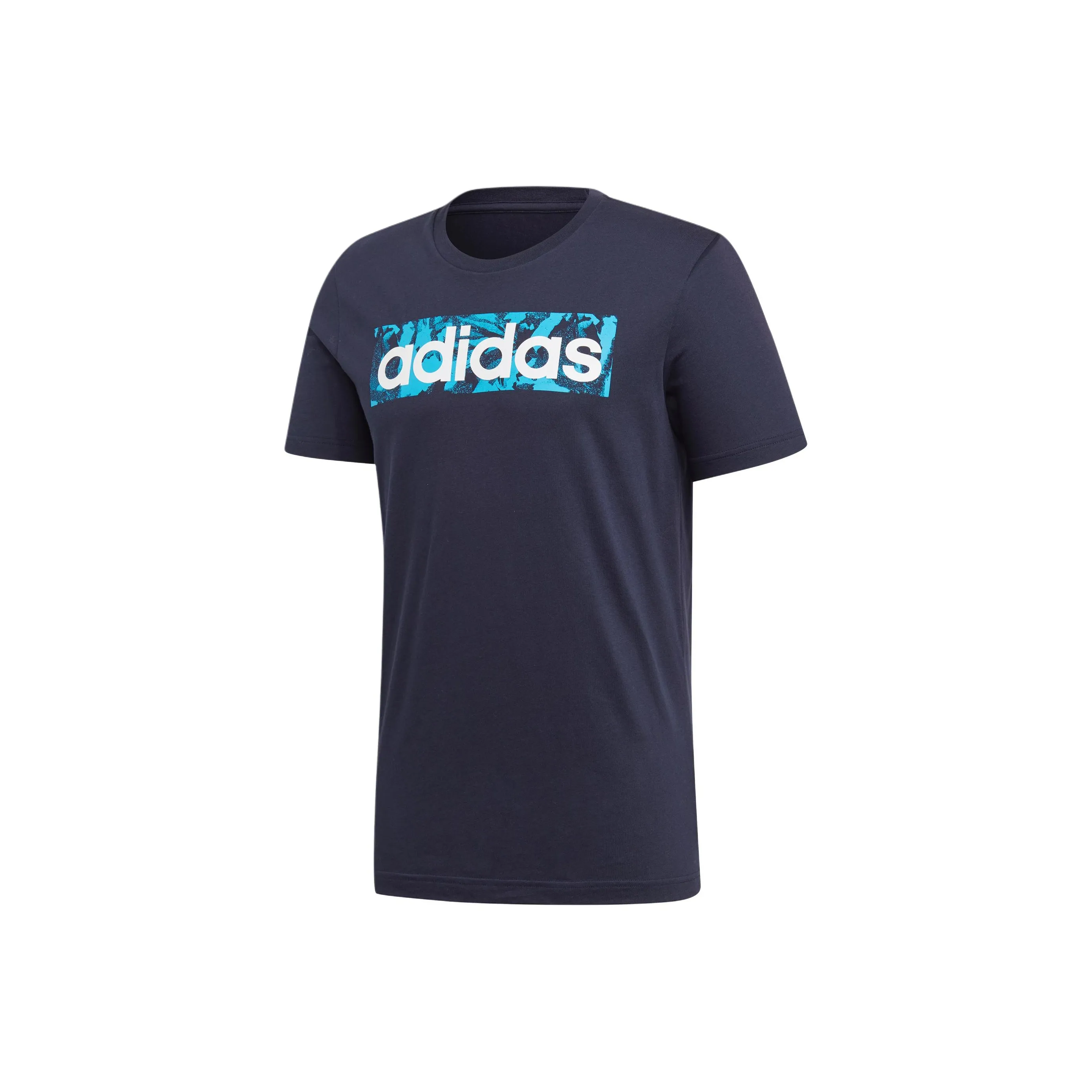 Adidas Essential T-Shirt Мужская Морской Синий