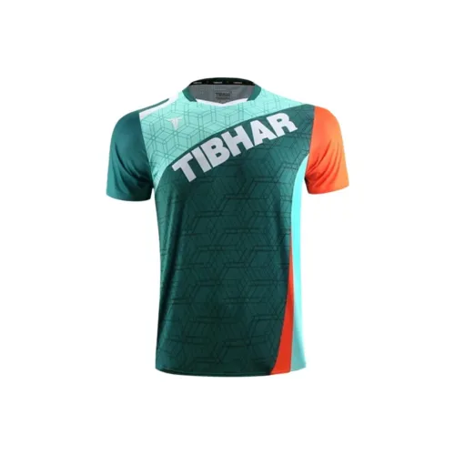 TIBHAR Яшмовый/Синий Унисекс Т Рубашки