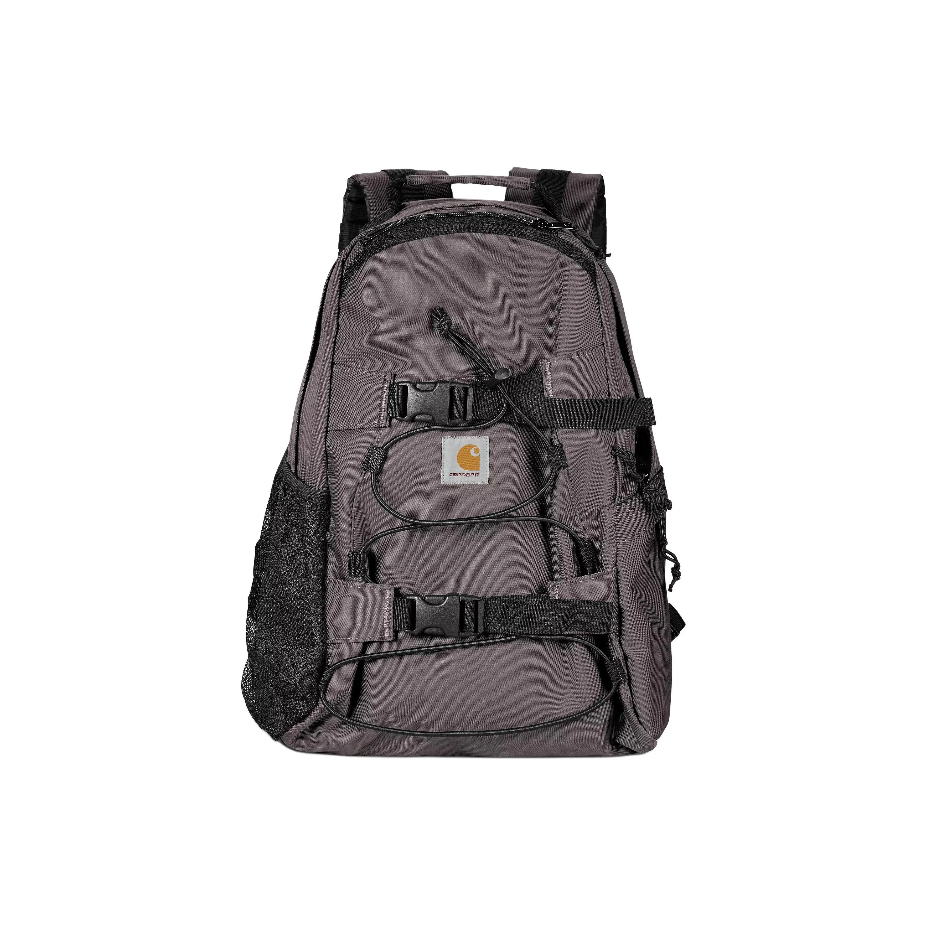 Carhartt WIP Kickflip Recycled Polyester Canvas Backpack Unisex Gray