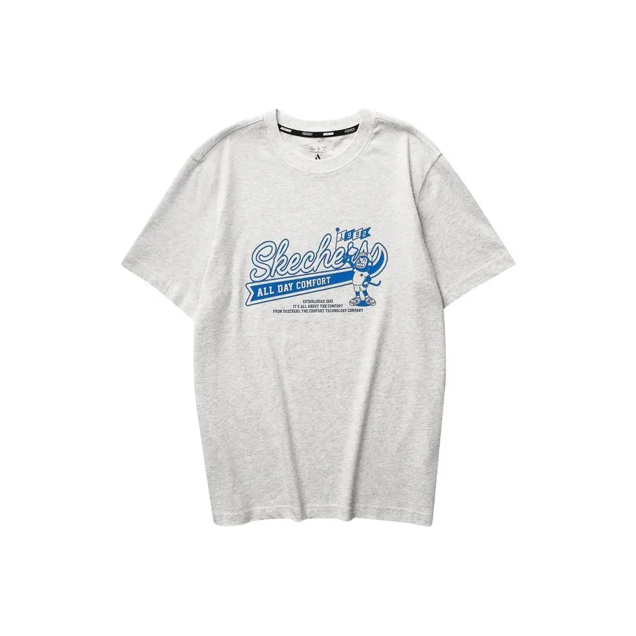Skechers Funny Monster T Shirt Men's Light Heather Gray