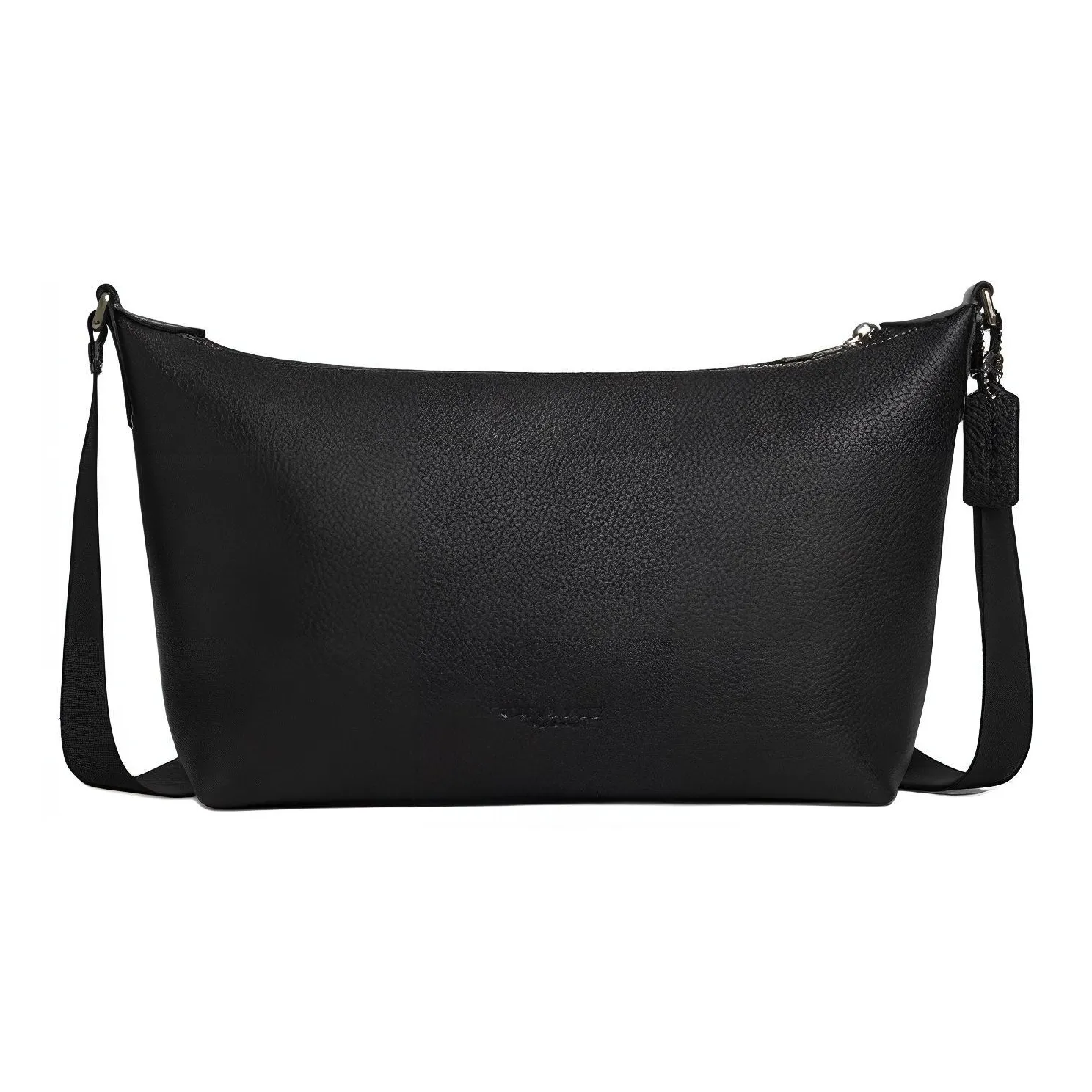 COACH Коровья кожа Сумка через плечо Большая Мужская Черная