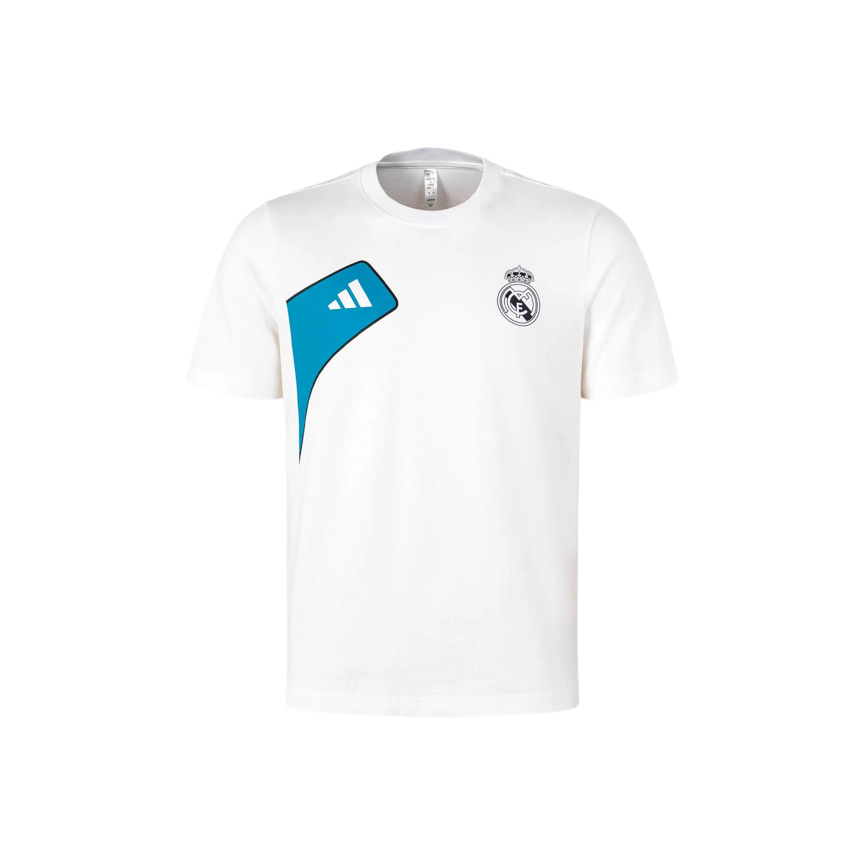 Adidas Sport Performance Real Madrid Игрок T Рубашка Мужская Белая