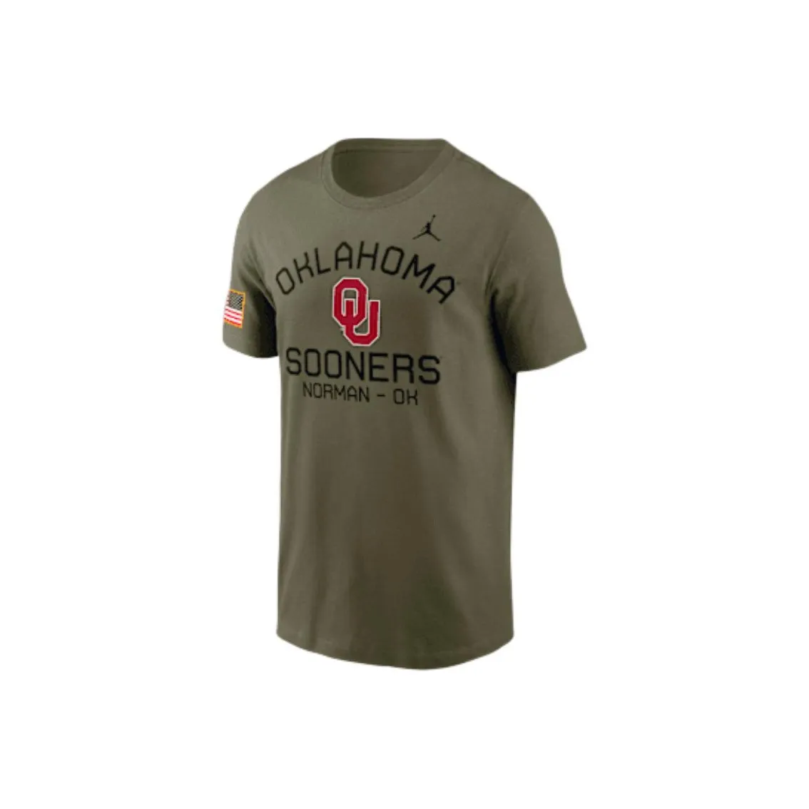 Jordan Oklahoma Sooners Military Appreciation Team Issue Men's Jordan Brand Dri FIT College T Shirt