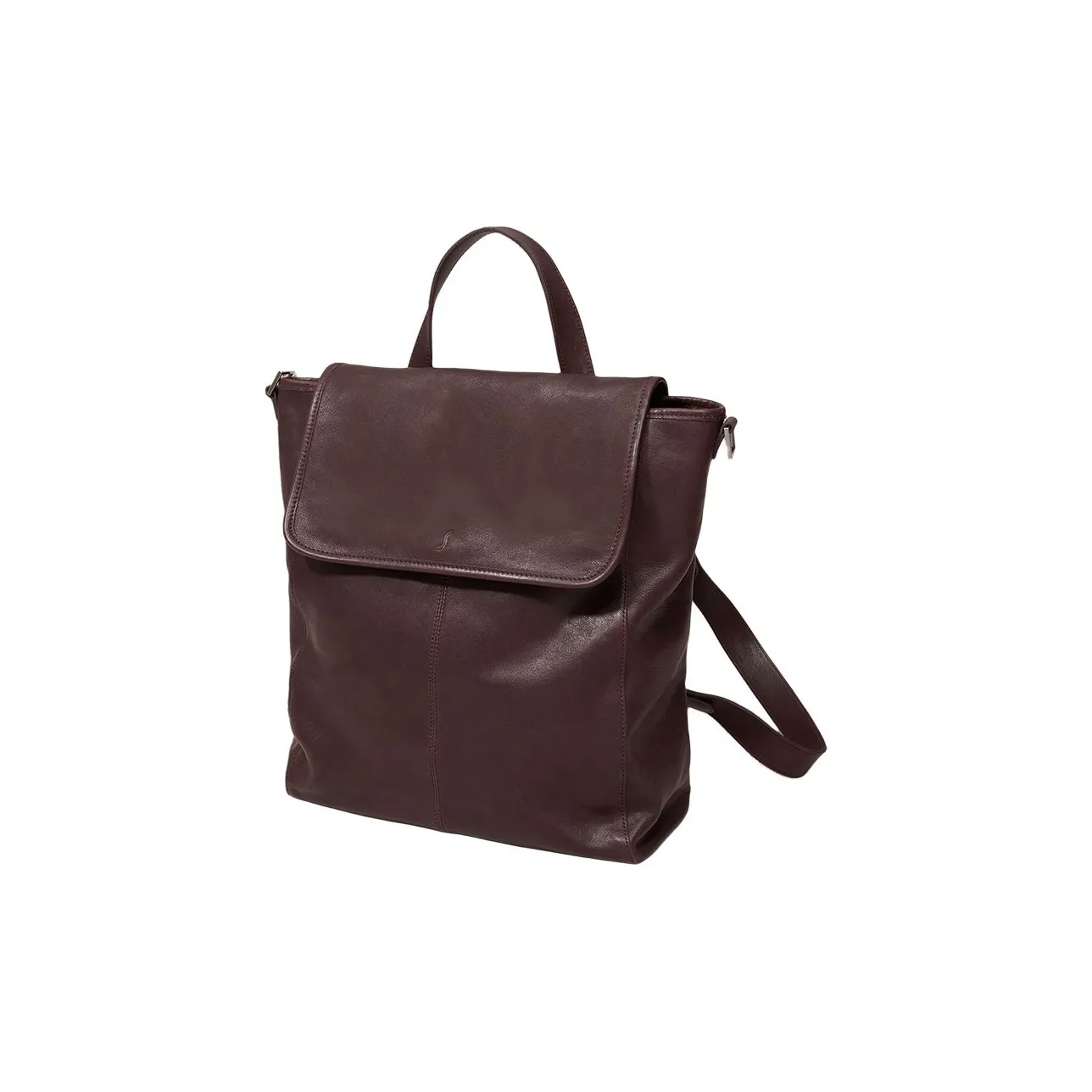 XUNMI Растительное дубление верх крупнозернистая текстура коровья кожа бесплатно рюкзак обычный унисекс шоколад черный