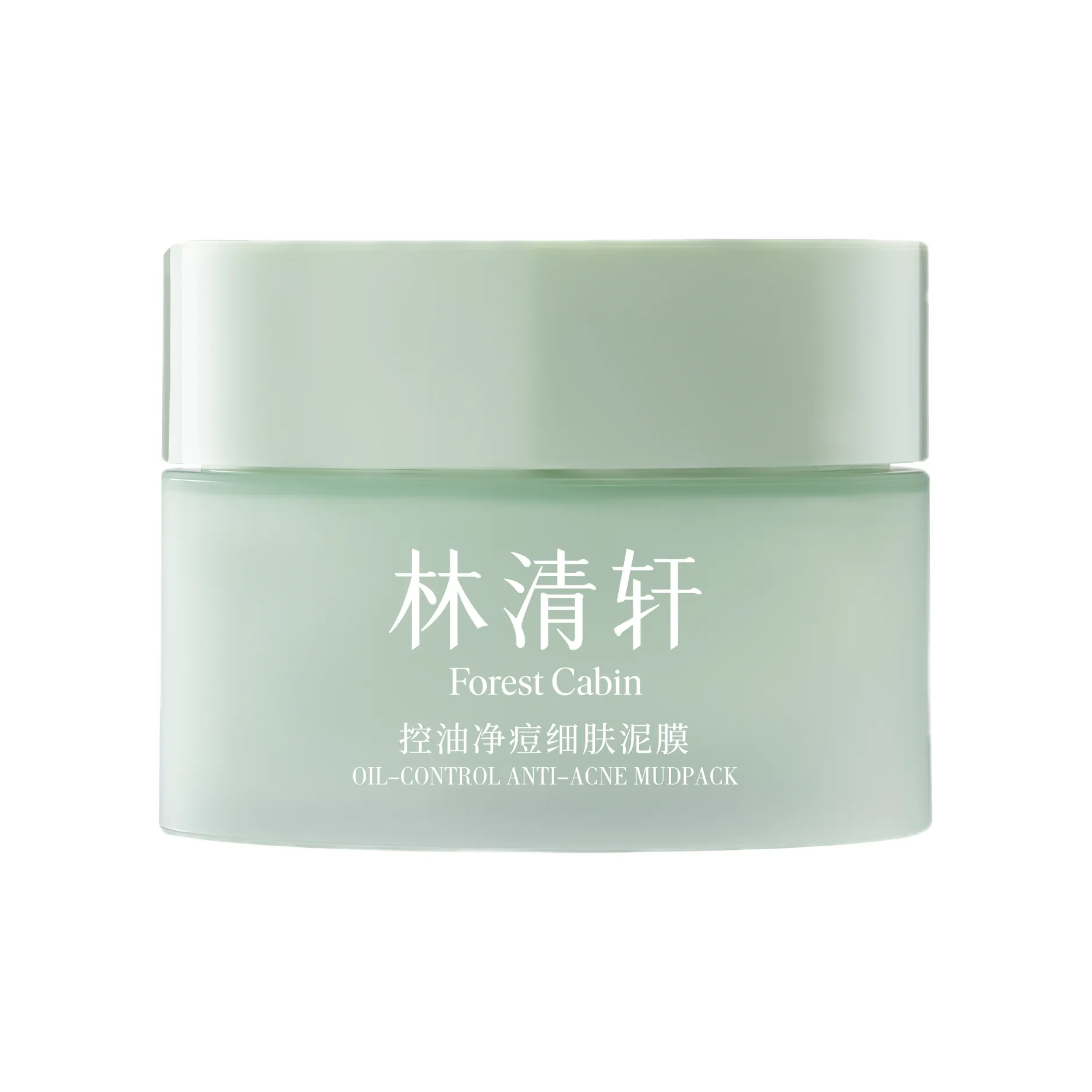 FOREST CABIN Успокаивающая увлажняющая гелевая маска для лица с глиной борющаяся с акне подходит для жирной сухой и комбинированной кожи объем 110 г
