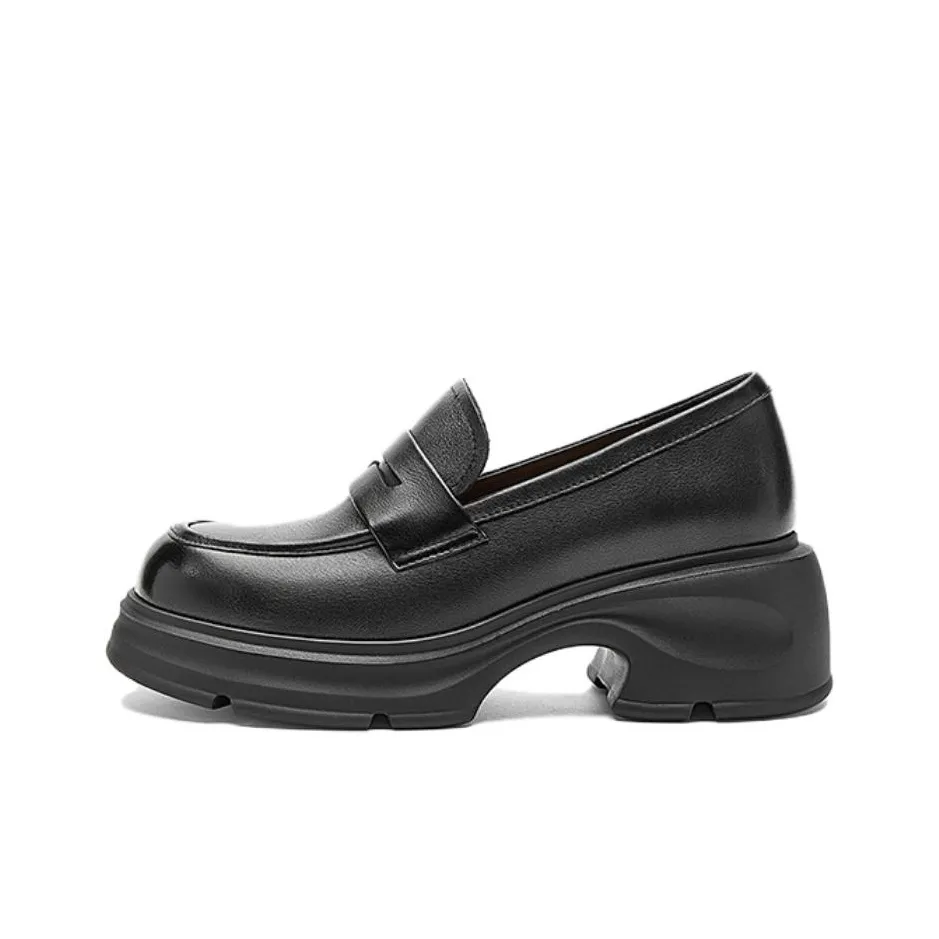 NINE WEST Chunky Heel High Heels 6.1cm Women's Black