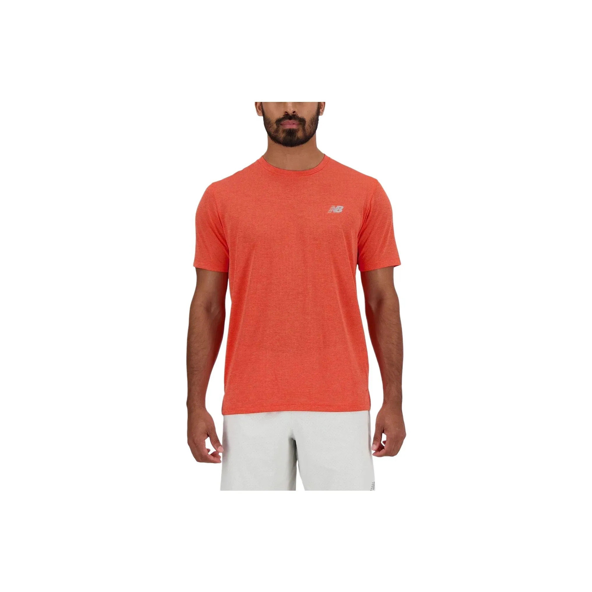 New Balance T-Shirt Мужской Коралловый