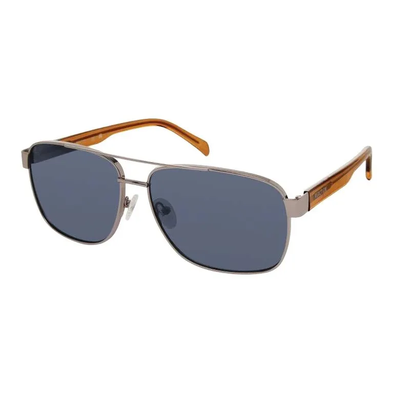 KENNETH COLE Metal Aviator Sunglasses Unisex Brown