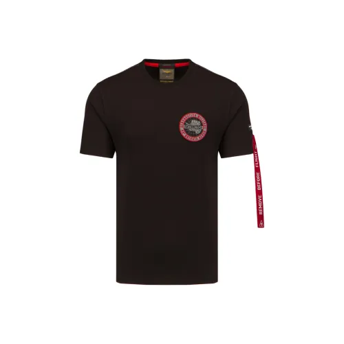AERONAUTICA MILITARE Черная Мужская Рубашка