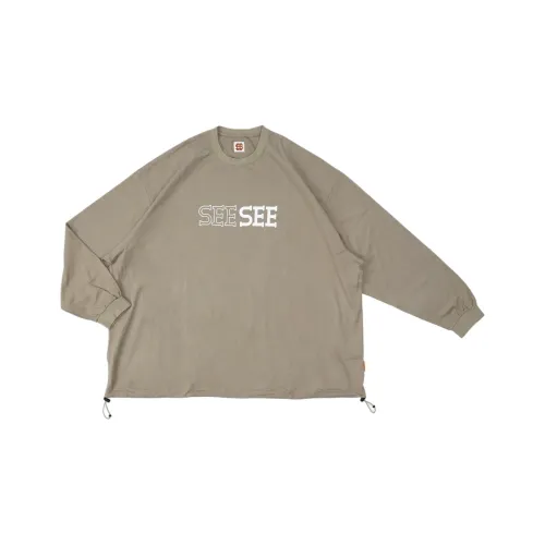 SEE SEE GROUND FLOOR MACAU X LIVIN' Collaboration Мшисто-зеленая унисекс футболка
