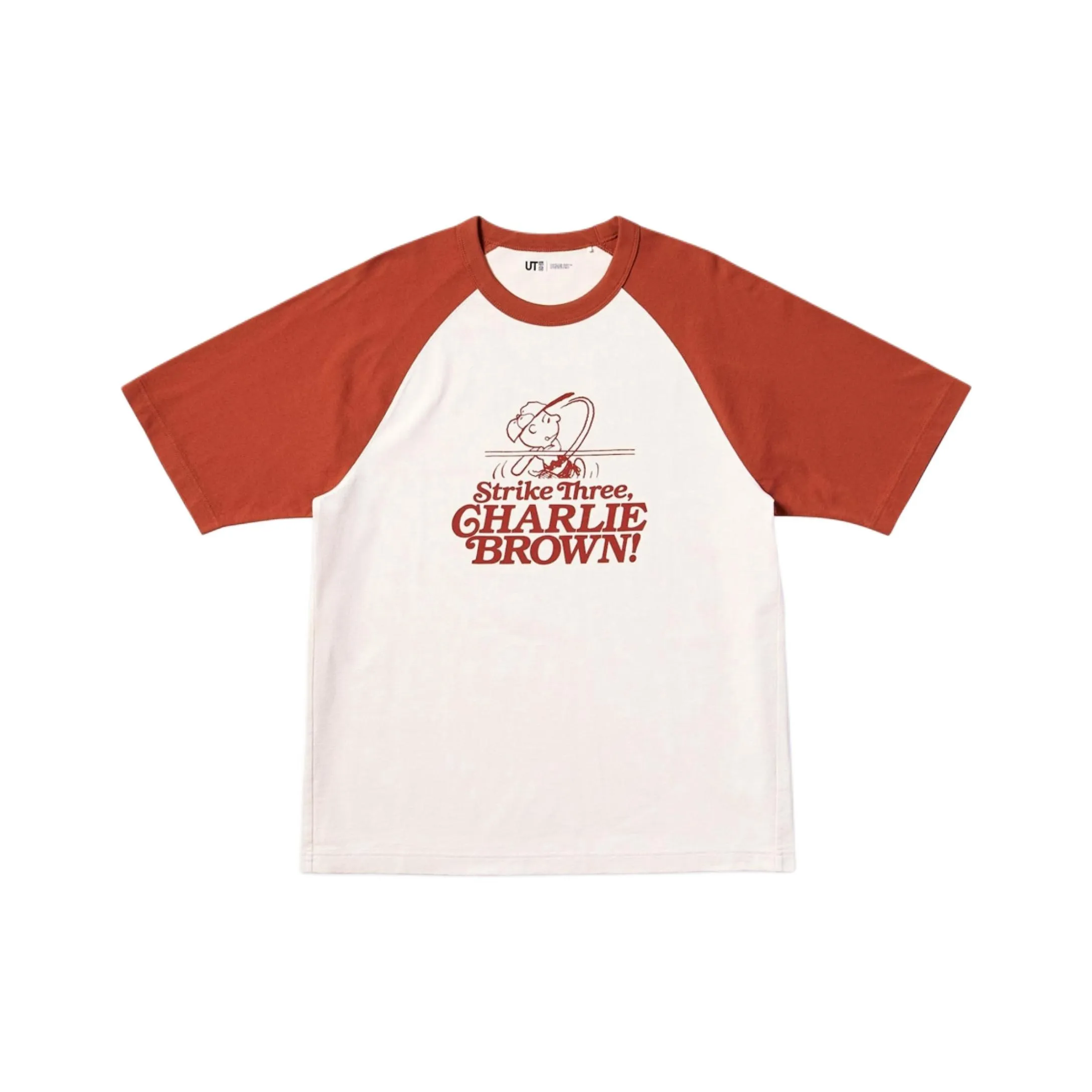UNIQLO x PEANUTS Collaboration SS25 T Shirt Unisex Orange Brown
